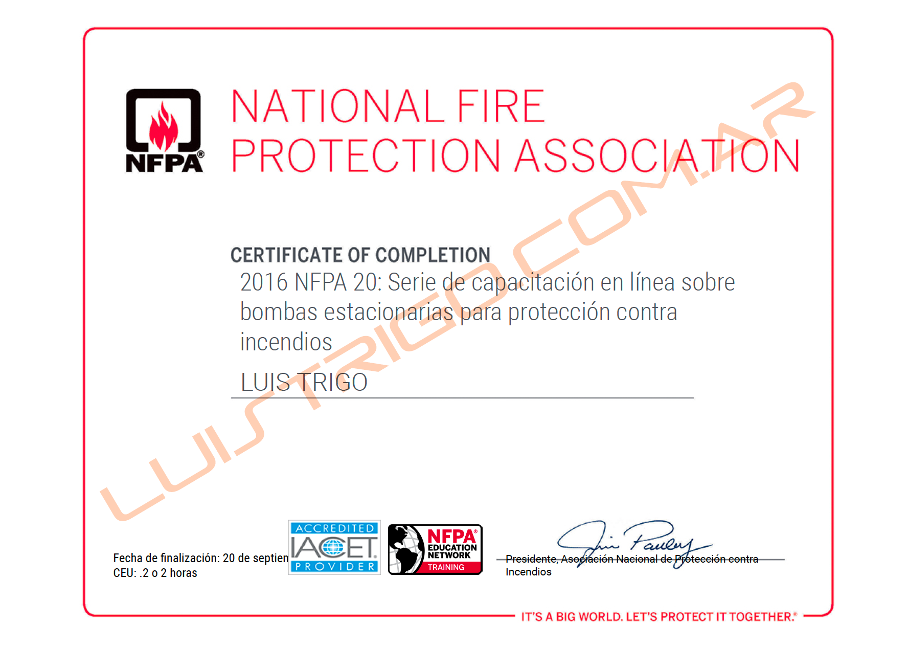 NFPA 20