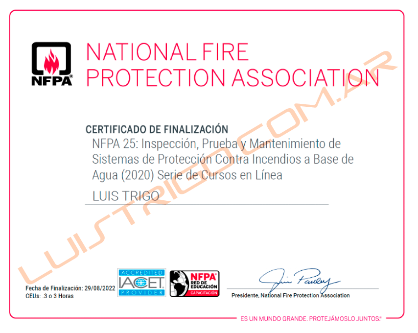 NFPA 25